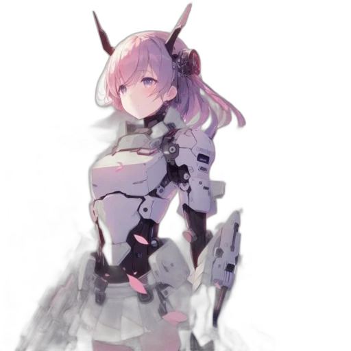 robot, dragon, weapon, sword, concept art, anime, fantasy art, cyberpunk transparent PNG cut-out