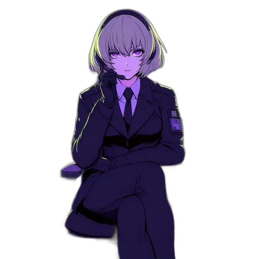 jacket, staff, mask, creature, anime, pixel art, concept art, cartoon transparent PNG cut-out