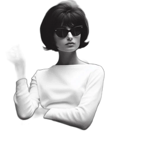 jacket, face, dress, photorealistic, concept art, 3d render, cartoon, monochrome transparent PNG cut-out