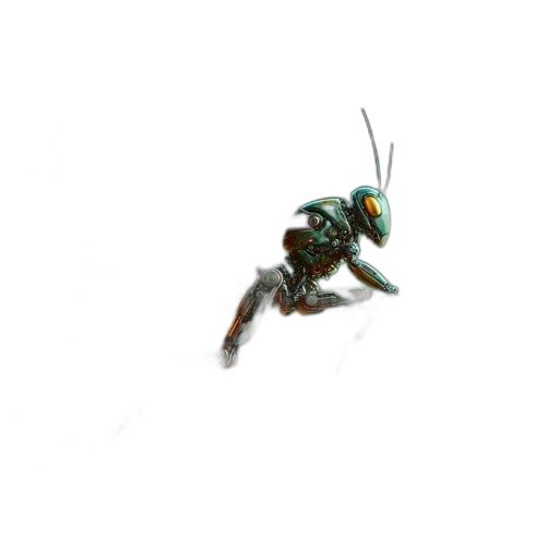 creature, animal, robot, dragon, concept art, 3d render, pixel art, photorealistic transparent PNG cut-out