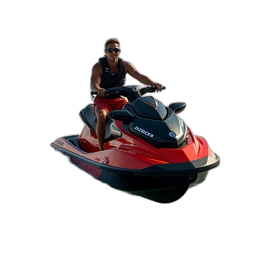 car, 3d render, concept art, photorealistic, sea, doo, waker, trixx transparent PNG cut-out
