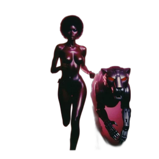 jewelry, robot, mask, creature, concept art, 3d render, vaporwave, pixel art transparent PNG cut-out