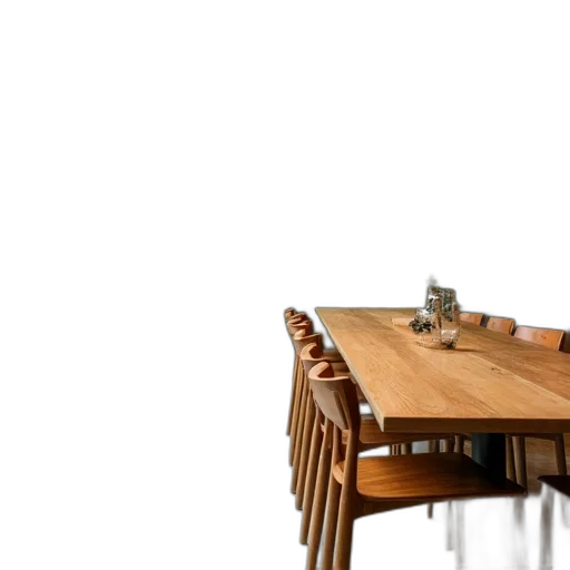 furniture, food, staff, 3d render, photorealistic, concept art, earth tones, modern transparent PNG cut-out