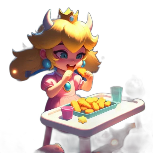 food, crown, staff, weapon, concept art, pixel art, 3d render, fantasy art transparent PNG cut-out