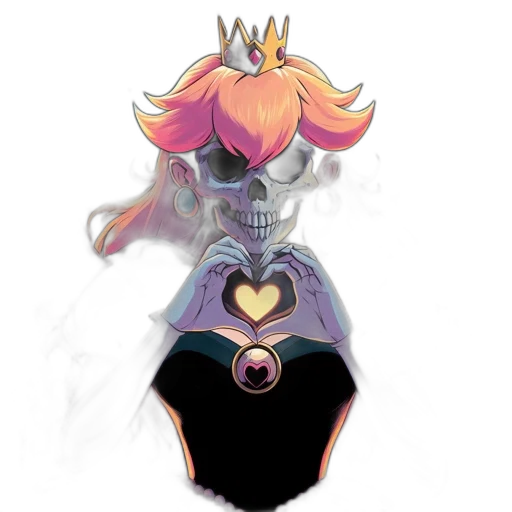 crown, mask, jewelry, dress, concept art, pixel art, fantasy art, 3d render transparent PNG cut-out