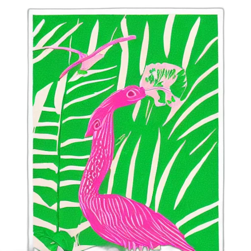 animal, creature, dragon, vaporwave transparent PNG cut-out