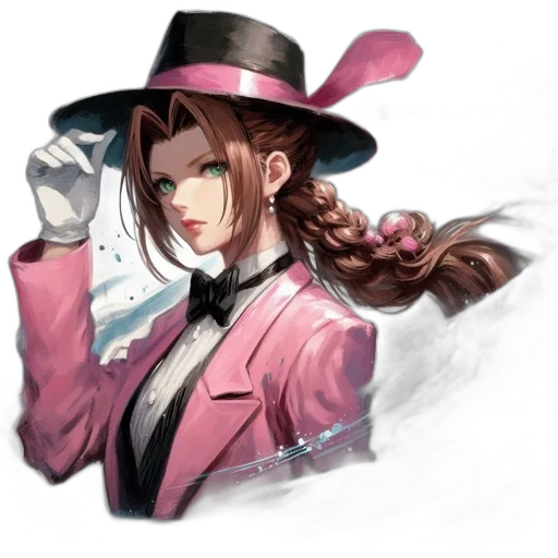 hat, staff, jacket, crown, concept art, fantasy art, anime, pixel art transparent PNG cut-out