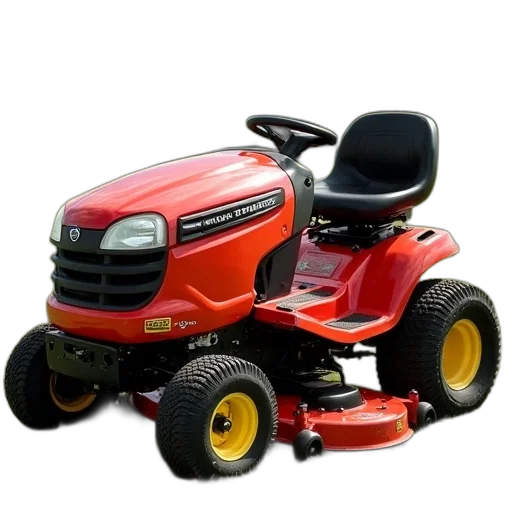 car, robot, rider, mower transparent PNG cut-out