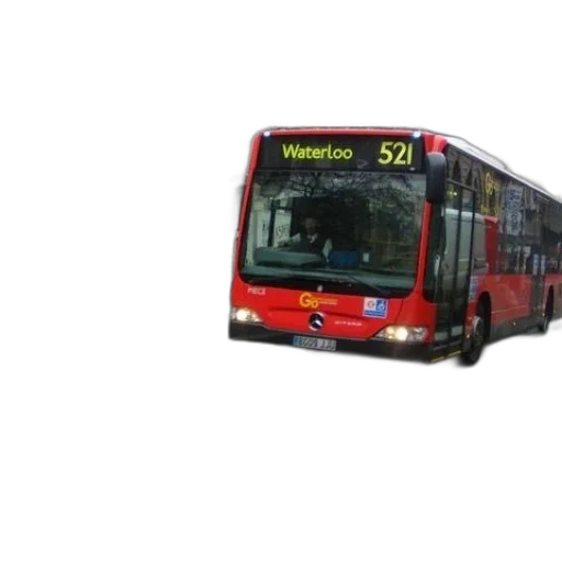 car, staff, 3d render, photorealistic, concept art, red, bus, destination transparent PNG cut-out