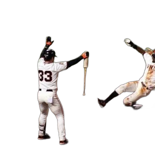 baseball, player, number, his, jersey, holding, bat, standing transparent PNG cut-out