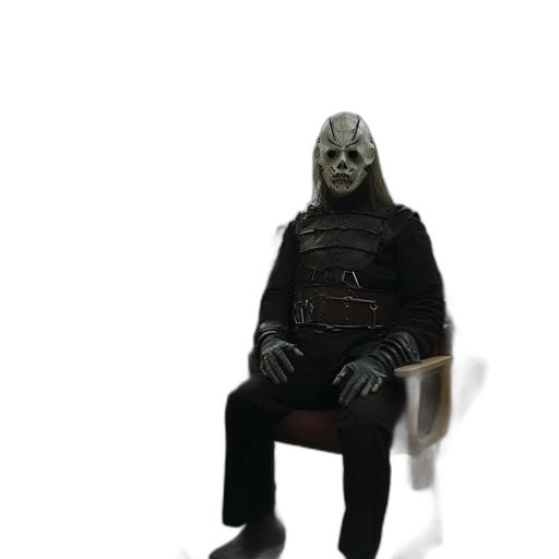 mask, furniture, creature, robot, 3d render, concept art, fantasy art, pixel art transparent PNG cut-out