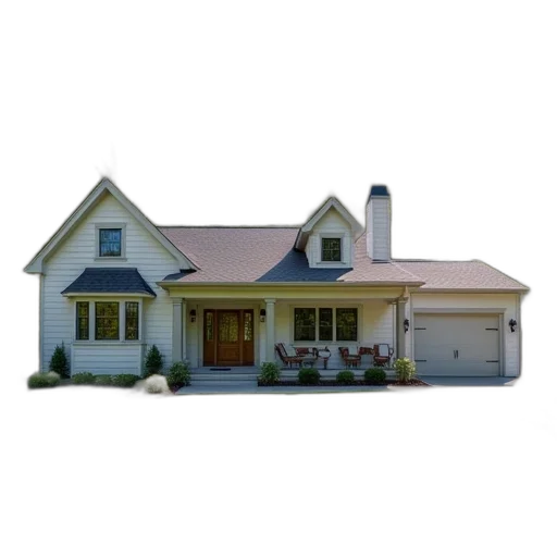 building, 3d render, photorealistic, ranch transparent PNG cut-out