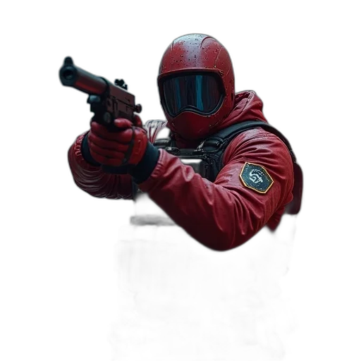 weapon, staff, mask, robot transparent PNG cut-out