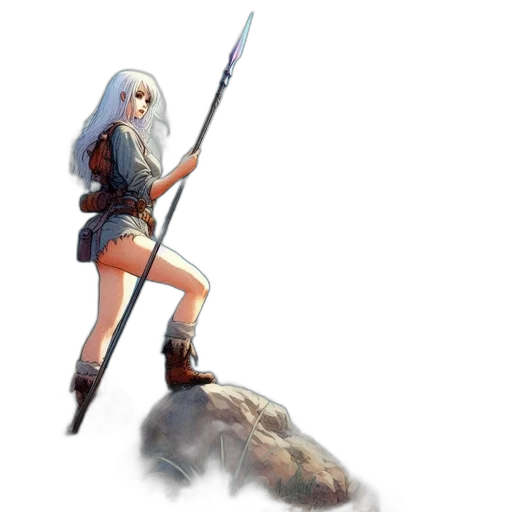 sword, weapon, staff, fantasy art, concept art, pixel art, comic book art, fire transparent PNG cut-out