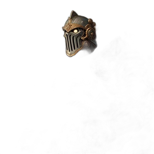 mask, crown, weapon, jewelry, concept art, photorealistic, fantasy art, 3d render transparent PNG cut-out
