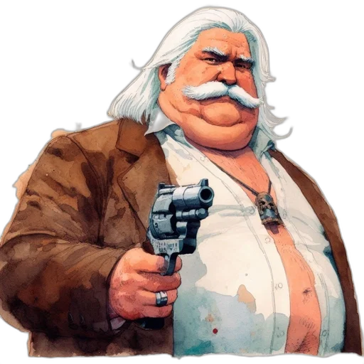 staff, weapon, jacket, animal, concept art, pixel art, fantasy art, comic book art transparent PNG cut-out