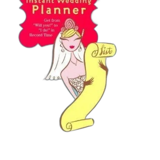 image, cover, instant, wedding, planner, book, featuring, cartoon transparent PNG cut-out