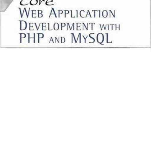 book, cover, titled, core, web, application, development, php transparent PNG cut-out