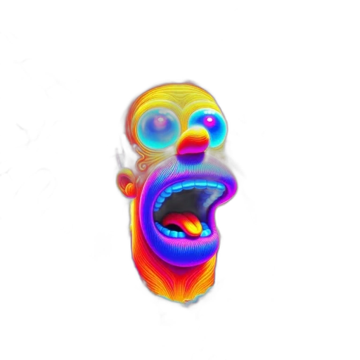 mask, face, creature, robot, 3d render, vaporwave, photorealistic, concept art transparent PNG cut-out