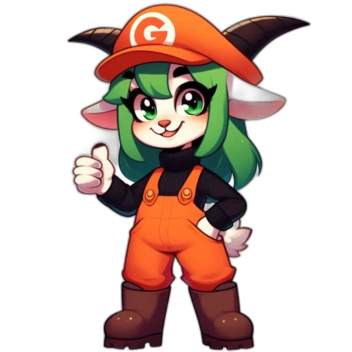 staff, hat, pixel art, cartoon, concept art, fantasy art, green, illustrated transparent PNG cut-out