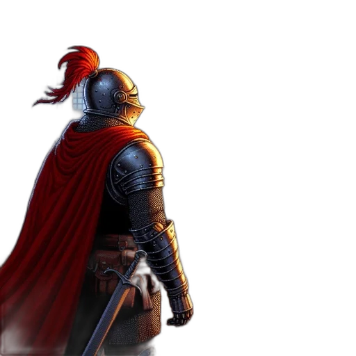 sword, mask, weapon, fantasy art, concept art, comic book art, pixel art, red transparent PNG cut-out