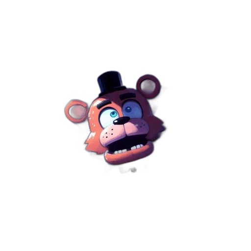 mask, creature, hat, animal, 3d render, concept art, pixel art, vaporwave transparent PNG cut-out
