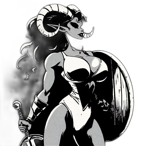 dragon, mask, creature, comic book art, fantasy art, concept art, cartoon, monochrome transparent PNG cut-out