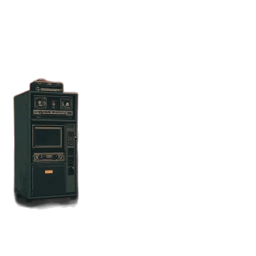 furniture, robot, 3d render, pixel art transparent PNG cut-out