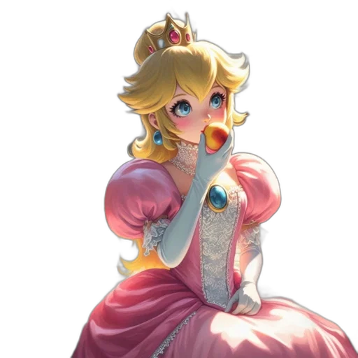 crown, dress, face, staff, concept art, pixel art, fantasy art, 3d render transparent PNG cut-out