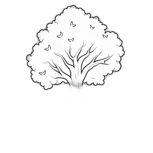 tree, crown, staff, hair transparent PNG cut-out