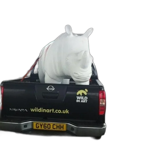 car, black, nissan, navara, truck, large, white, rhino transparent PNG cut-out
