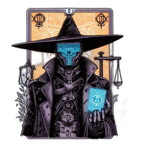 jacket, concept art, comic book art, cyberpunk, fantasy art, blue, enigmatic, character transparent PNG cut-out