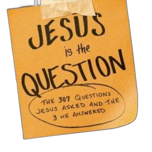 jesus, question, 307, questions, asked, answered, martin, muller transparent PNG cut-out