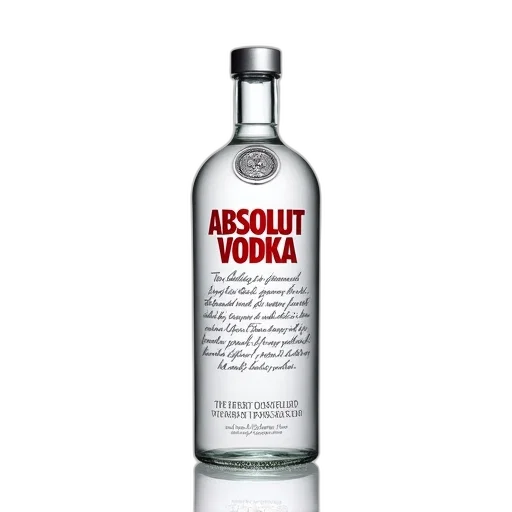 bottle, weapon, 3d render, photorealistic, logo, absolut, vodka, first transparent PNG cut-out