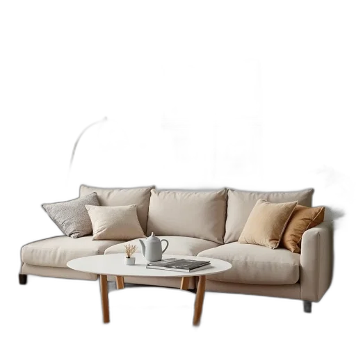 furniture, 3d render, photorealistic, concept art, earth tones, monochrome, golden, modern transparent PNG cut-out