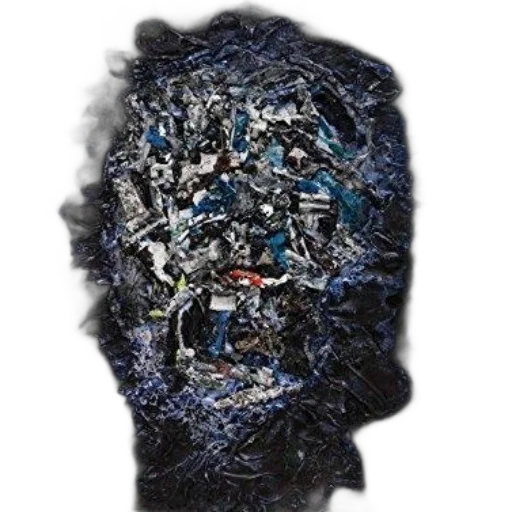 mask, face, hair, jacket, concept art, photorealistic, cyberpunk, outer space transparent PNG cut-out