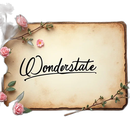 sign, page, shows, signature, name, wonderstate, image, handwriting transparent PNG cut-out