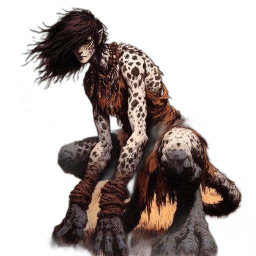 animal, creature, hair, dragon, fantasy art, concept art, comic book art, photorealistic transparent PNG cut-out