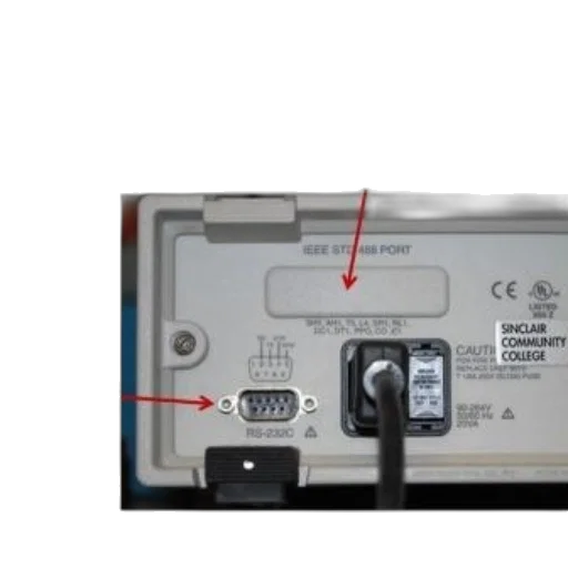 robot, diagram, showing, ports, fluke, dmm, highlighting, ieee transparent PNG cut-out