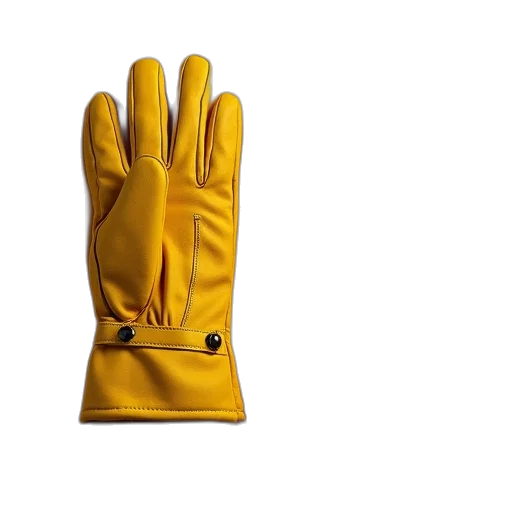 golden, pair, yellow, deerskin, gloves, says, high, dexter transparent PNG cut-out