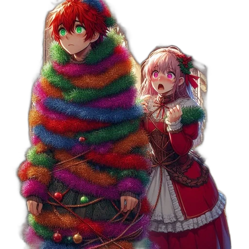 dress, weapon, hat, creature, pixel art, concept art, fantasy art, anime transparent PNG cut-out