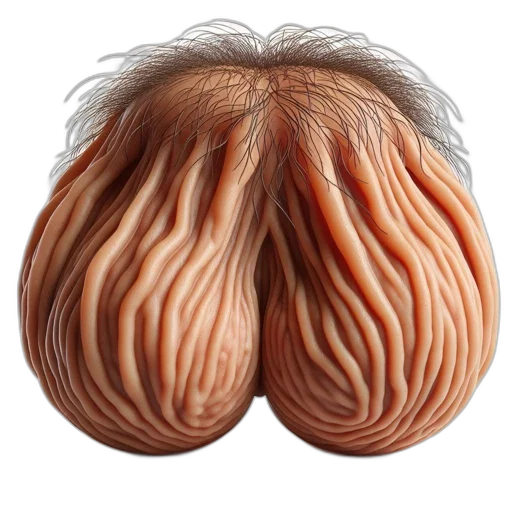 hair, mask, hat, face, photorealistic, 3d render, concept art, close-up transparent PNG cut-out