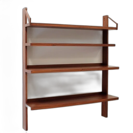 furniture, 3d render, large, walnut transparent PNG cut-out
