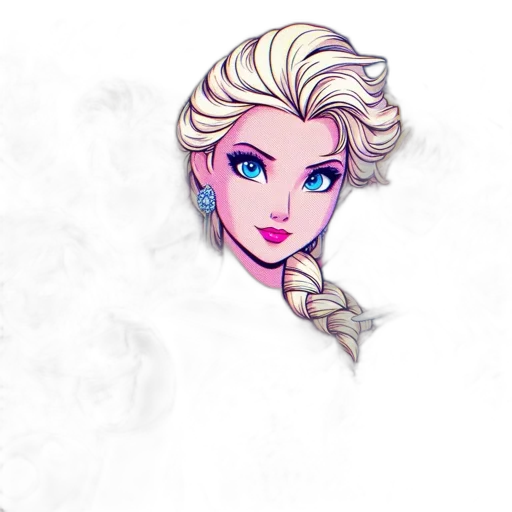 face, crown, staff, jewelry, pixel art, fantasy art, cartoon, concept art transparent PNG cut-out