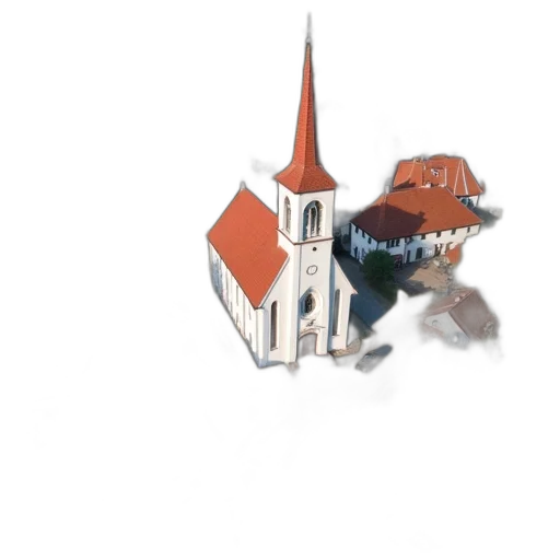 building, dragon, animal, crown, concept art, 3d render, watercolor, photorealistic transparent PNG cut-out