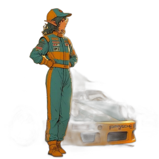 robot, jacket, car, concept art, 3d render, fantasy art, pixel art, outer space transparent PNG cut-out