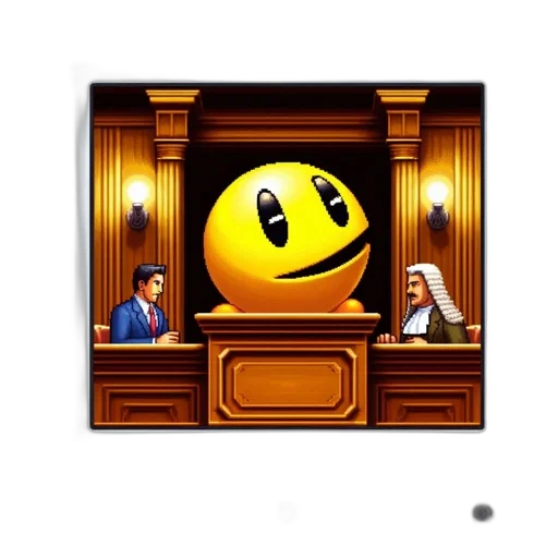 furniture, face, pixel art, concept art, 3d render, screenshot, nintendo, game transparent PNG cut-out