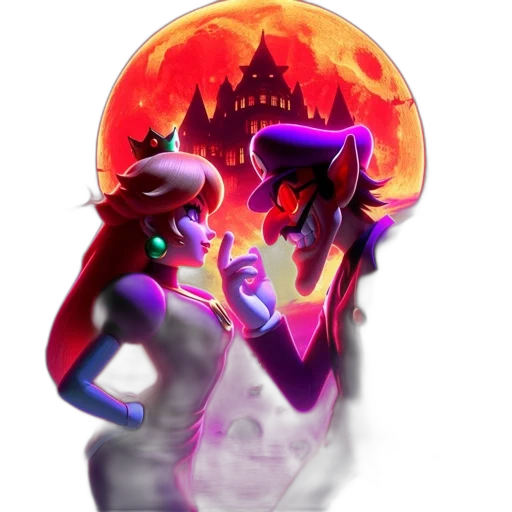 mask, crown, staff, fantasy art, concept art, pixel art, vaporwave, outer space transparent PNG cut-out
