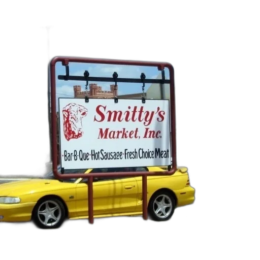 car, staff, food, 3d render, photorealistic, sign, smitty, market transparent PNG cut-out