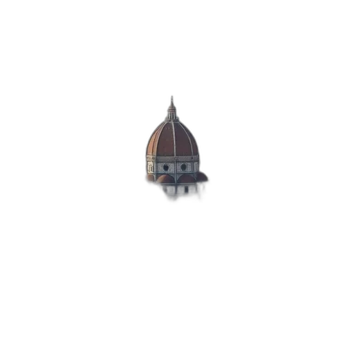 building, crown, umbrella, hat, 3d render, pixel art, concept art, photorealistic transparent PNG cut-out